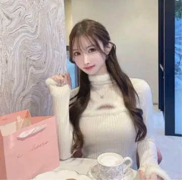 lumignon 오페로 호와 니트 미니 원피스