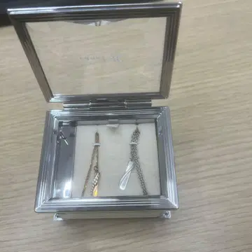 실버 골드 트위스트 목걸이