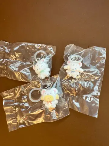 산리오 메지루시 액세서리 복슬복슬 스노우