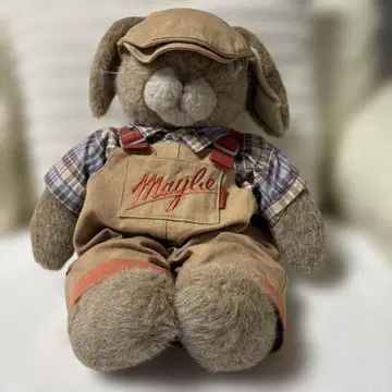 토끼 봉제 인형 쇼와 레트로