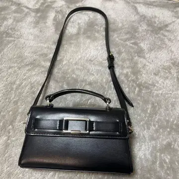 ZARA 럭셔리 블랙 숄더백