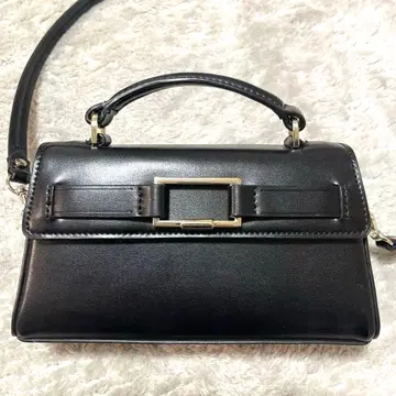 ZARA 럭셔리 블랙 숄더백