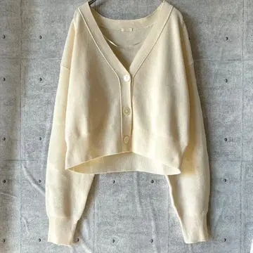 GU V넥 가디건 포멀 레이어드 심플