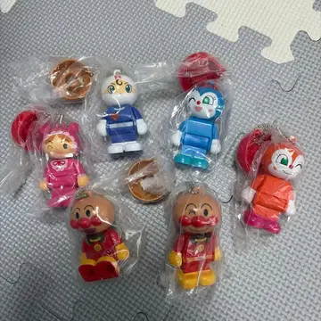 호빵맨 블록 라보 피규어 6체 세트