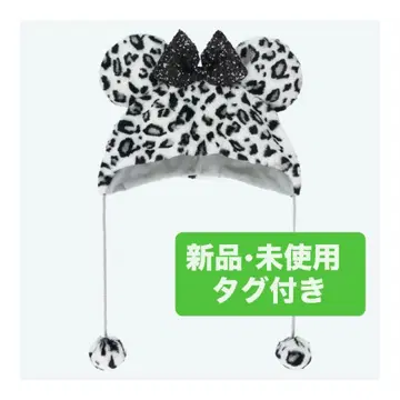 디즈니 팬캡 레오파드 화이트 모자 새상품 미사용 택 포함