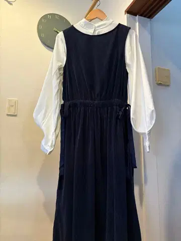 벨로아 롱 원피스 블라우스 포함