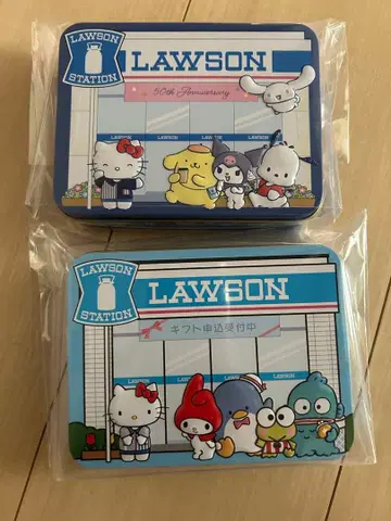 LAWSON 50주년 기념 캐릭터 캔 산리오 2개 세트