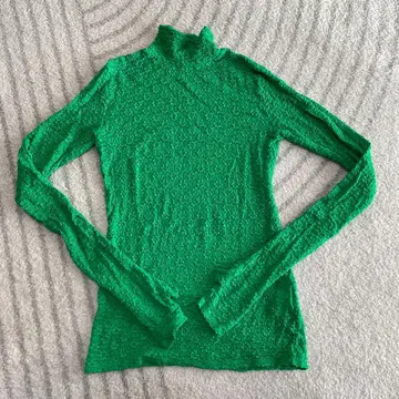 메종 스페셜 레이스 터틀넥