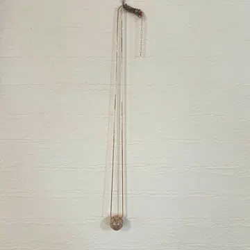 시스루 무늬 골드 목걸이