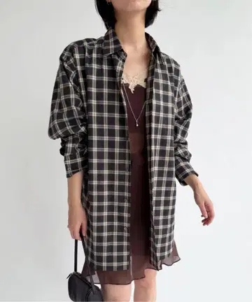 EDIT. FOR LULU 플란넬 체크 셔츠