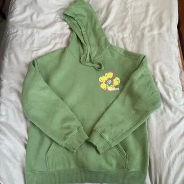 H&M 릴랙스핏 그린 후드티 M