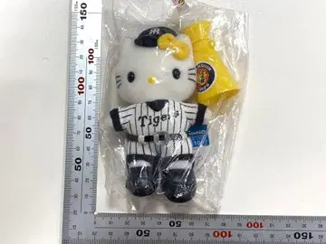 산리오 헬로키티 한신 타이거즈 콜라보 봉제 인형