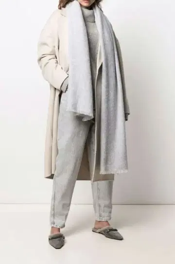 BRUNELLO CUCINELLI 스팽글 스톨 새상품급