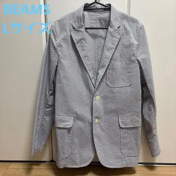 [ 새상품급 ] BEAMS 자켓 L 사이즈 스트라이프 보더