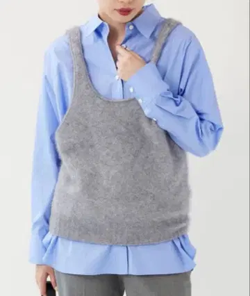 [ IENA ] fluffy 퍼 니트 탱크 프리 사이즈