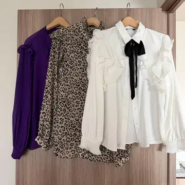 [ ZARA ] 드레이프감 블라우스 3종 세트