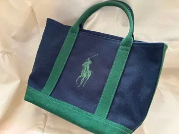 랄프 로렌 빅 포니 캔버스 미니 토트백