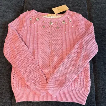 [택 포함 새상품] 마리메르 에프데 핑크 니트