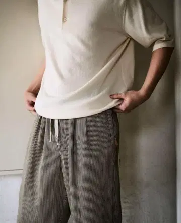 새상품 MAATEE&SONS Silk Trouser 실크 팬츠 2