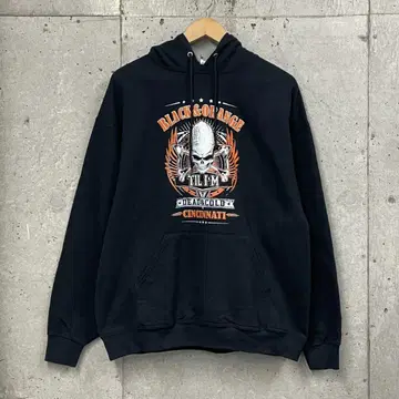 JERZEES 저지 블랙 남성용 후드티 속기모 Y010