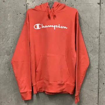 챔피온 오렌지 레드 남성용 후드티 Y011