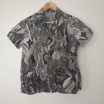 [ 새상품급 ] JURGENLEHL  흑백 정글 셔츠 레어 인기