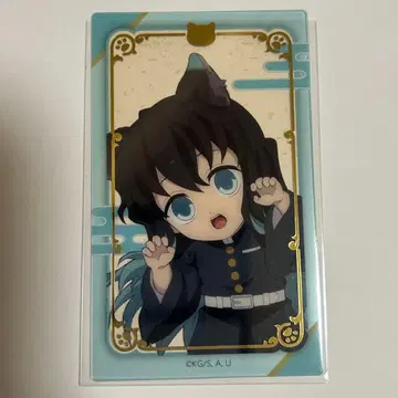 귀멸의 칼날 난자타운 클리어 카드 토키토 무이치로 금박 카드