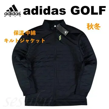 [M] 가을/겨울 아디다스 골프 코드카오스 보온 충전솜 퀼트 자켓 블랙