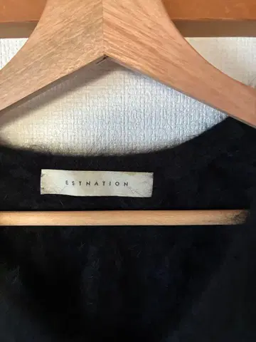 ESTNATION 블랙 긴팔 니트 38