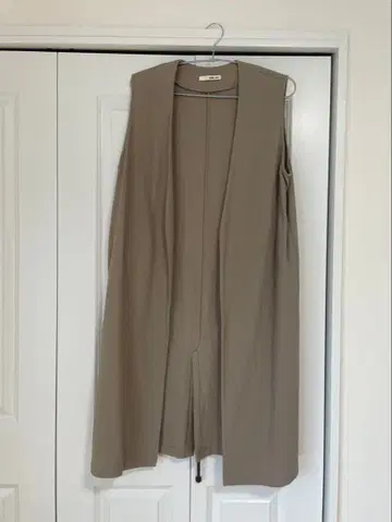 evam eva 롱 베스트 베이지