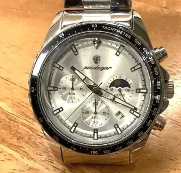 POEDAGAR 크로노그래프 데이트 포함 문페이즈