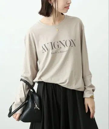 [SLOBE IENA] AVIGNON 롱 TEE 베이지 IENA