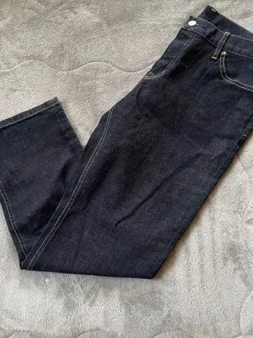 무인양품 오가닉 코튼 스트레치 데님 스트레이트 보이프렌드 (새상품급)