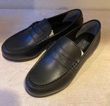 레어 사이즈 (21cm) 천연 가죽 로퍼 아사히 학생 캐주얼