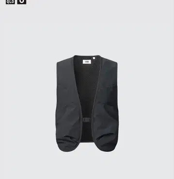 유틸리티 베스트 다크 그레이 UNIQLO U 유니클로 유 L