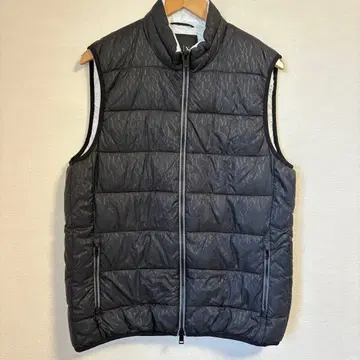 ARMANI EXCHANGE 블랙 다운 베스트 L 사이즈