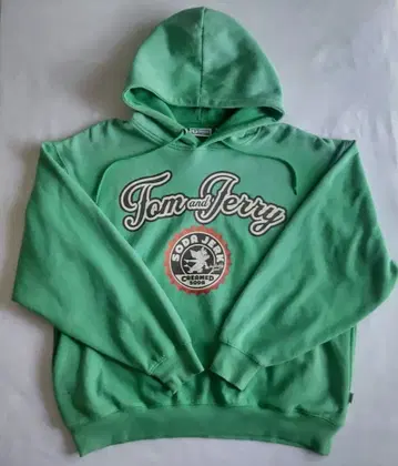 DISCUS ATHLETIC x 톰과 제리 프린트 후드티 M 그린