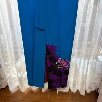 파란색 무용용 츠케사게