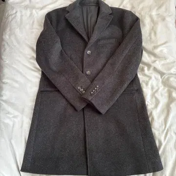 THE SHOP TK 다크 그레이 체스터 코트 M 사이즈