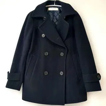 UNITED ARROWS 네이비 울 피코트