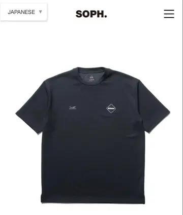 SOPH. F.C.R.B. 블랙 T셔츠 sixpad L 사이즈