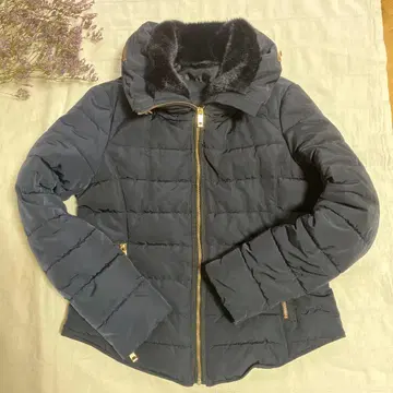 ZARA BASIC 네이비 다운 자켓