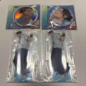 주술회전 게토 스구루 캔뱃지 아크릴 스탠드 세가 럭키 쿠지