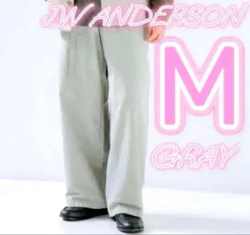 25AW 유니클로 JWANDERSON 코듀로이 워크 팬츠 그레이 M