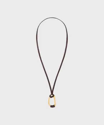 가죽 반지 목걸이