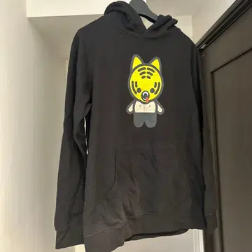 CUNE 블랙 후드티 L 사이즈