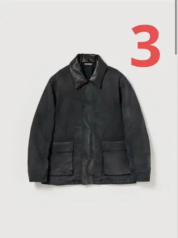 AURALEE 25AW 유기농 코튼 덕 블라존