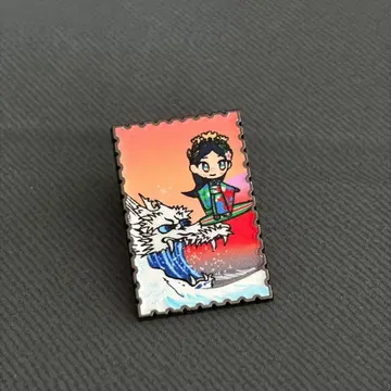 새상품 이탈리아관 핀 배지 만박 이탈리아짱