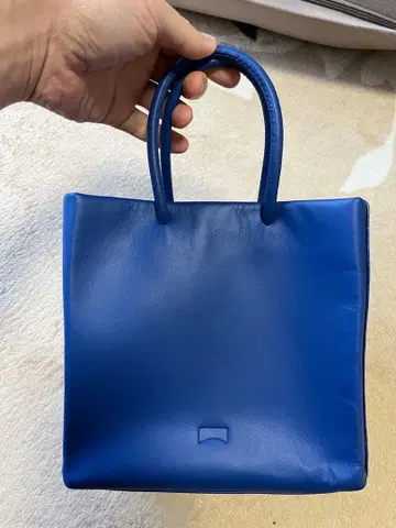 CAMPER 파랑 가죽 토트백