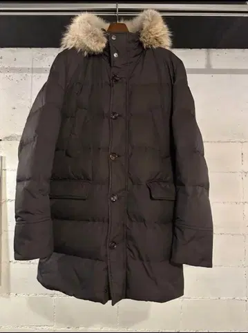 무레르 남성용 퍼 다운 자켓